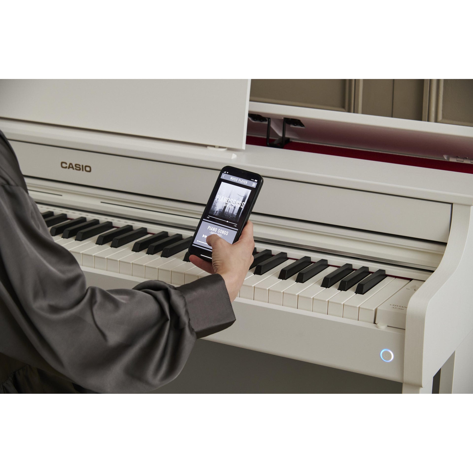 Casio - AP-300 WE Celviano Digital Piano - Musik Utan Gränser 