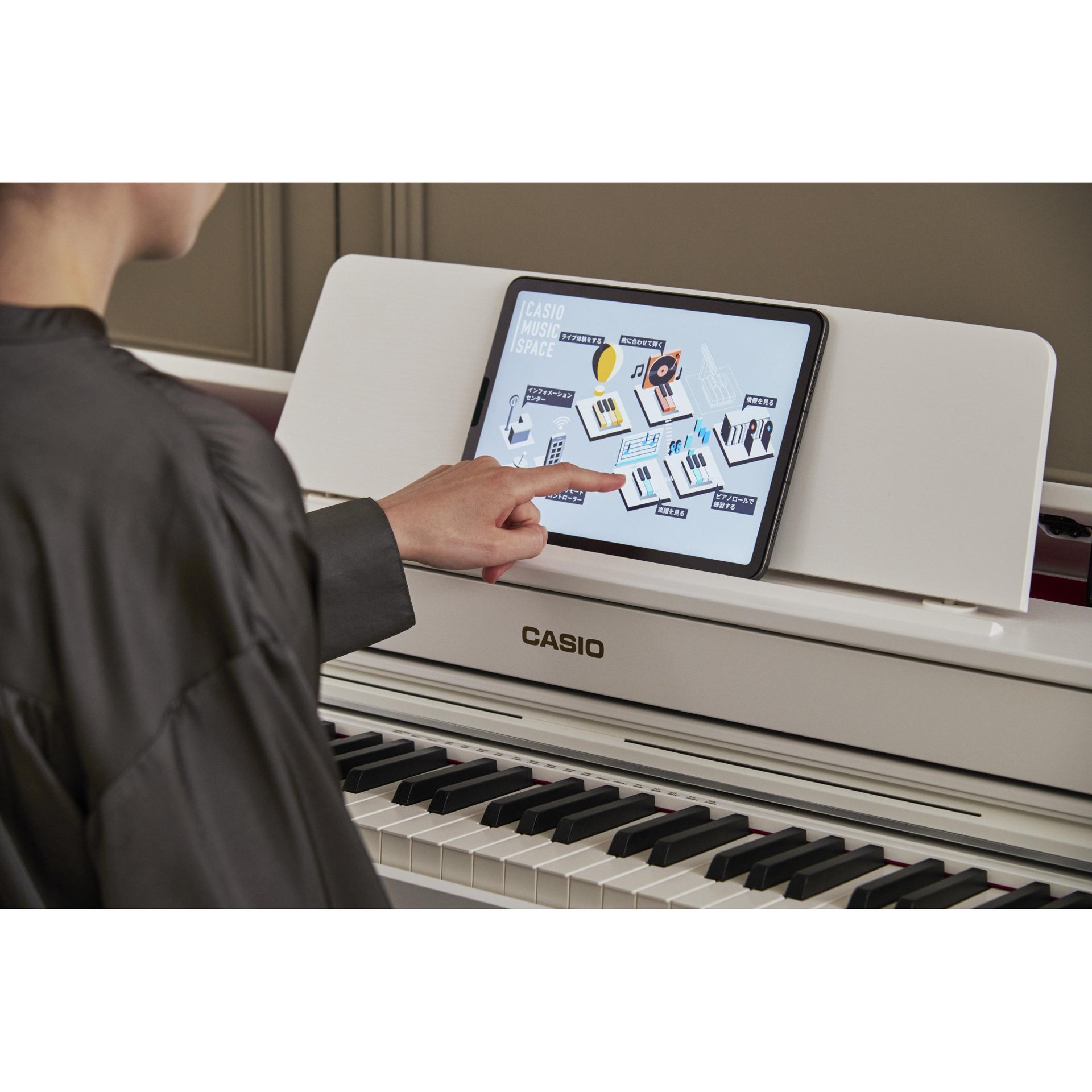 Casio - AP-300 WE Celviano Digital Piano - Musik Utan Gränser 