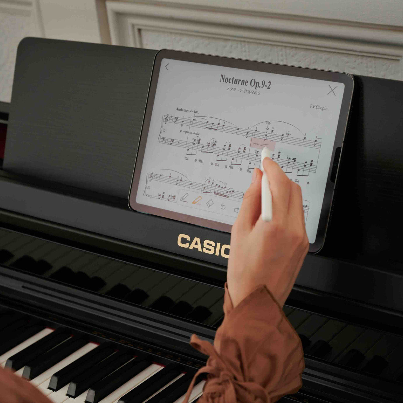 Casio - AP-550 BK Smart Hybrid Celviano - Musik Utan Gränser 
