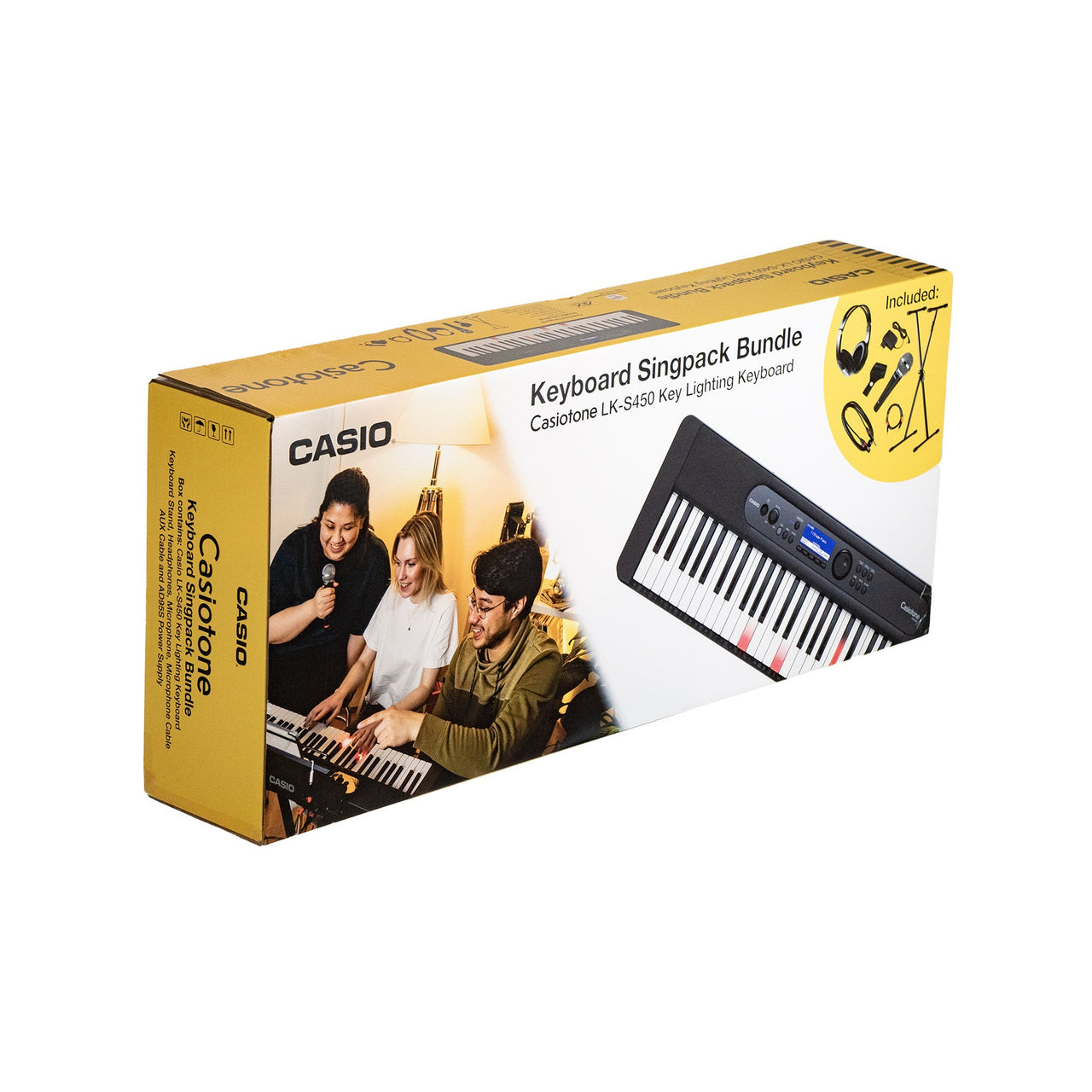 Casio - LK-S450 keyboard och sångpaket - Musik Utan Gränser 