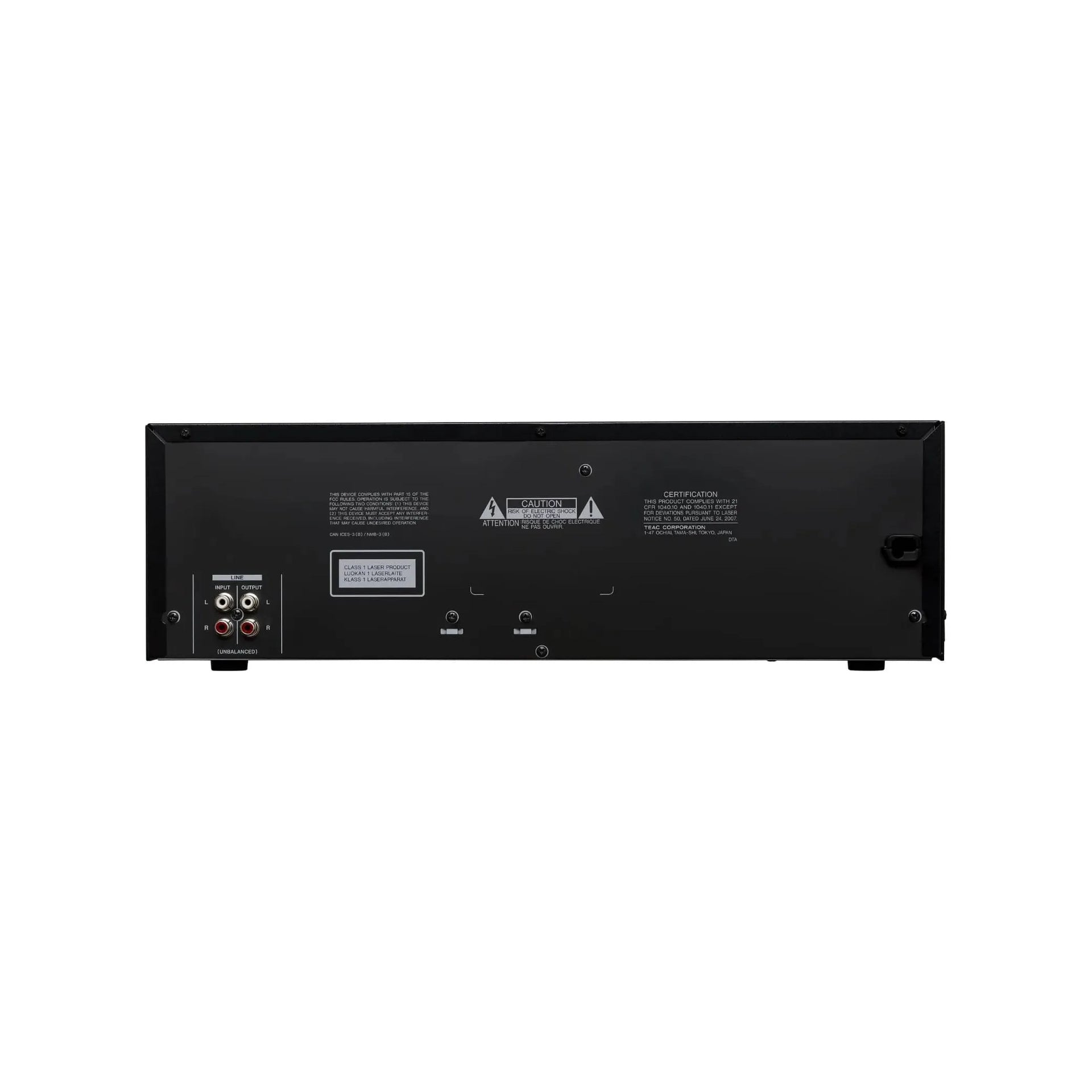 Tascam - CD-A580 V2 19, 3U, CD/Cassette Combination USB - Musik Utan Gränser 