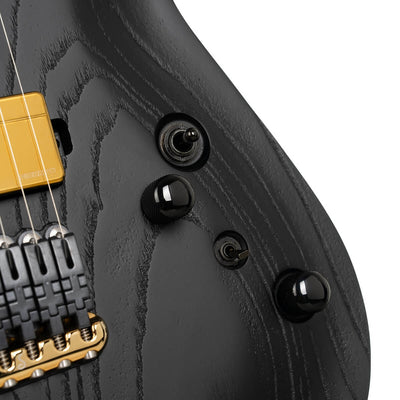 KX700TT-G Open Pore Black Gold Hardware