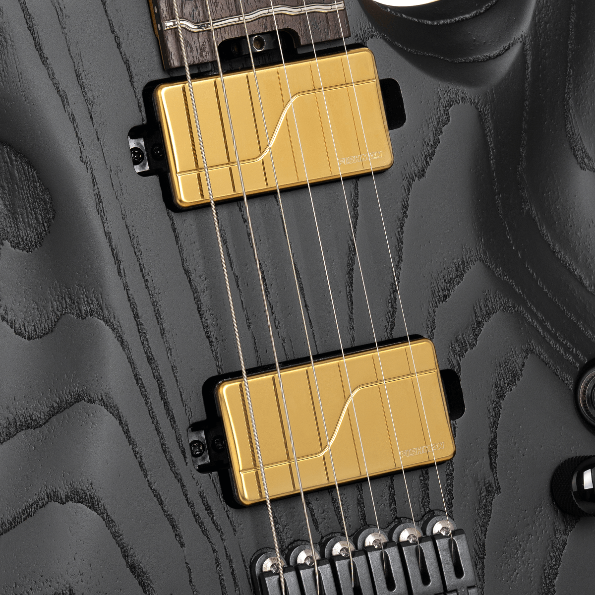 KX700TT-G Open Pore Black Gold Hardware