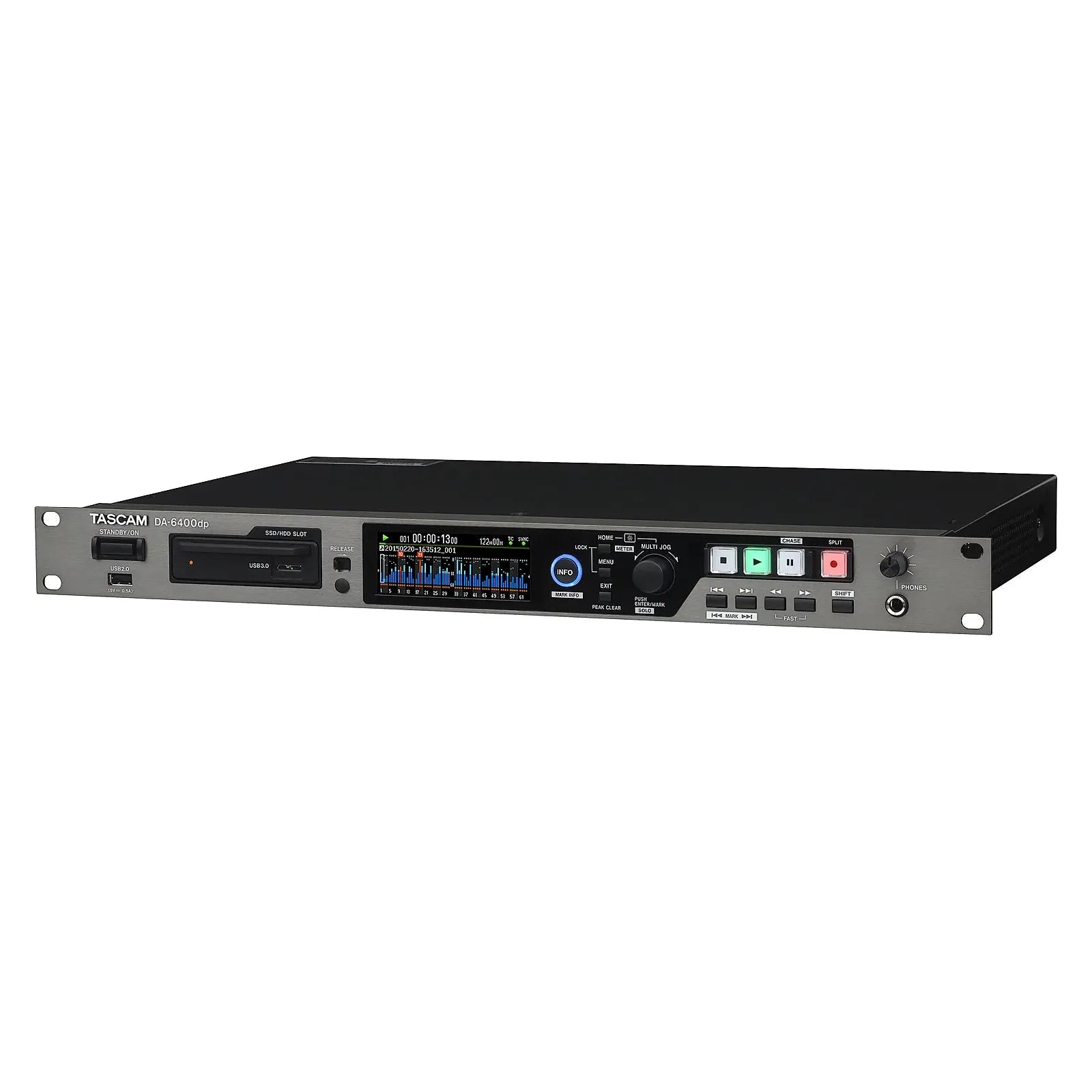 Tascam - DA-6400dp 64-track Audio Recorder 48 kHz - 96 kHz redun.power - Musik Utan Gränser 