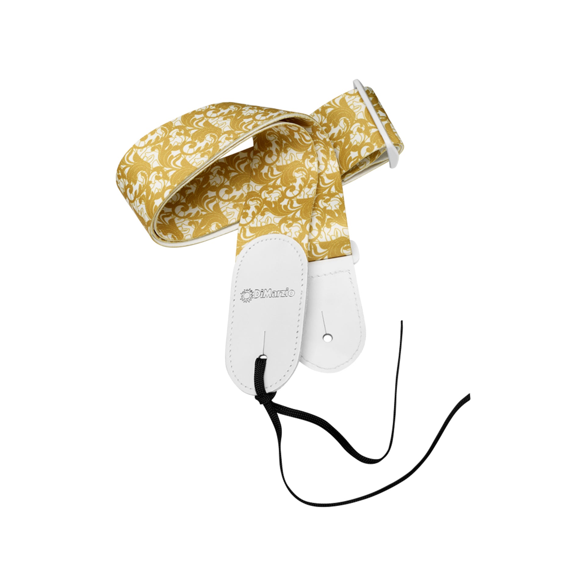 DiMarzio - DD3151 2'' Guitar Strap Steve Vai UtoPia™ White/Gold - Musik Utan Gränser 