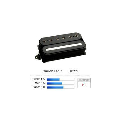 DiMarzio - DP228FBK CrunchLab Bridge F-Spaced - Musik Utan Gränser 