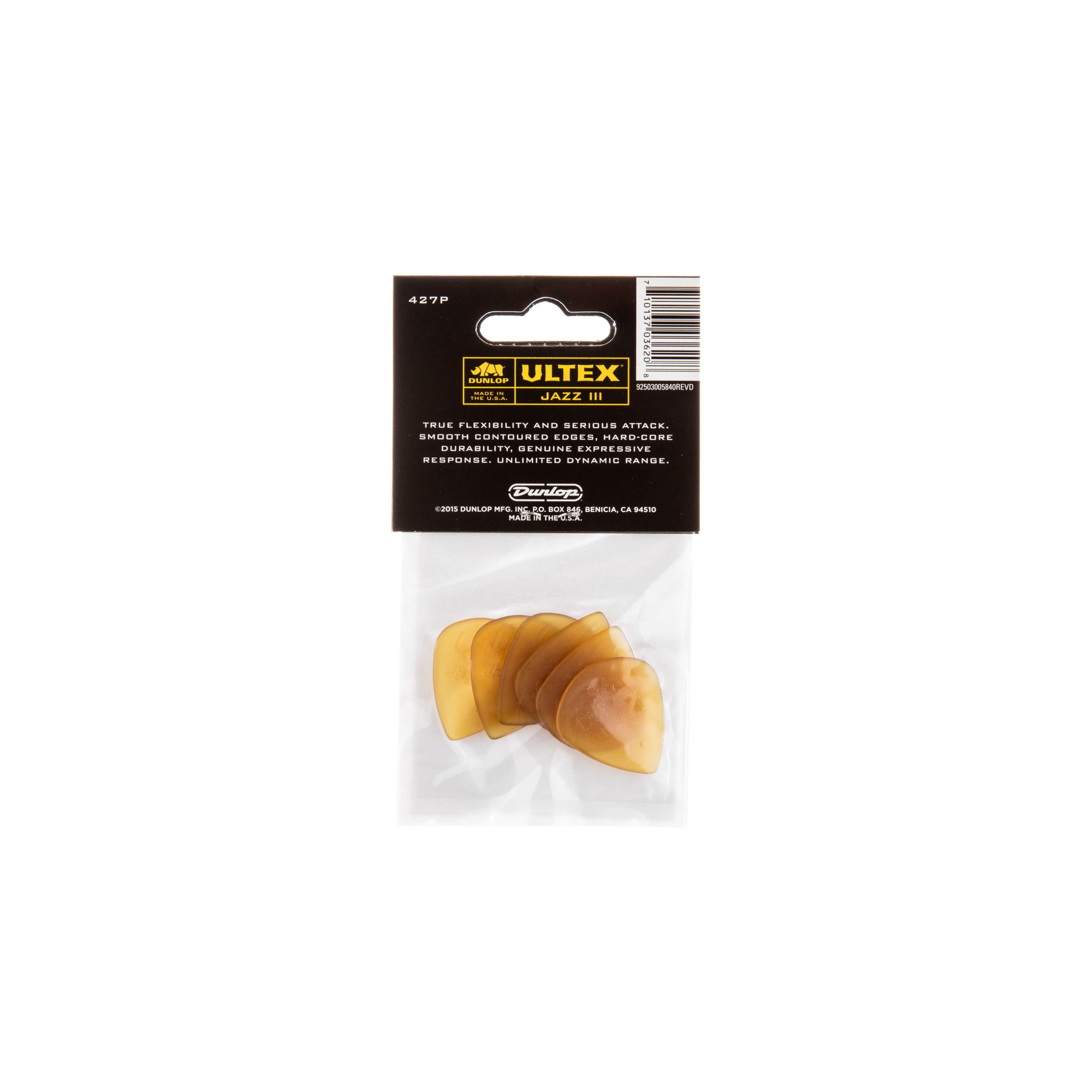 Dunlop - Dunlop 427P1.38 ULTEX JAZZ III 6 Pack - Musik Utan Gränser 