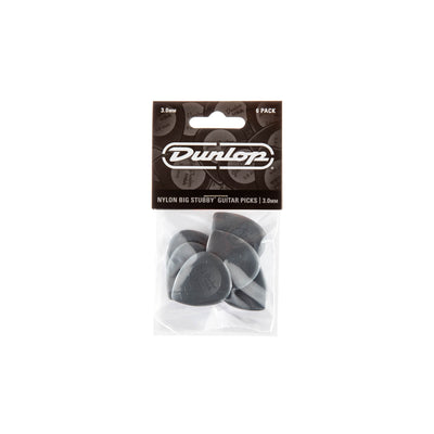 Dunlop - 445P3.0 Nylon Big Stubby-6/PLYPK - Musik Utan Gränser 