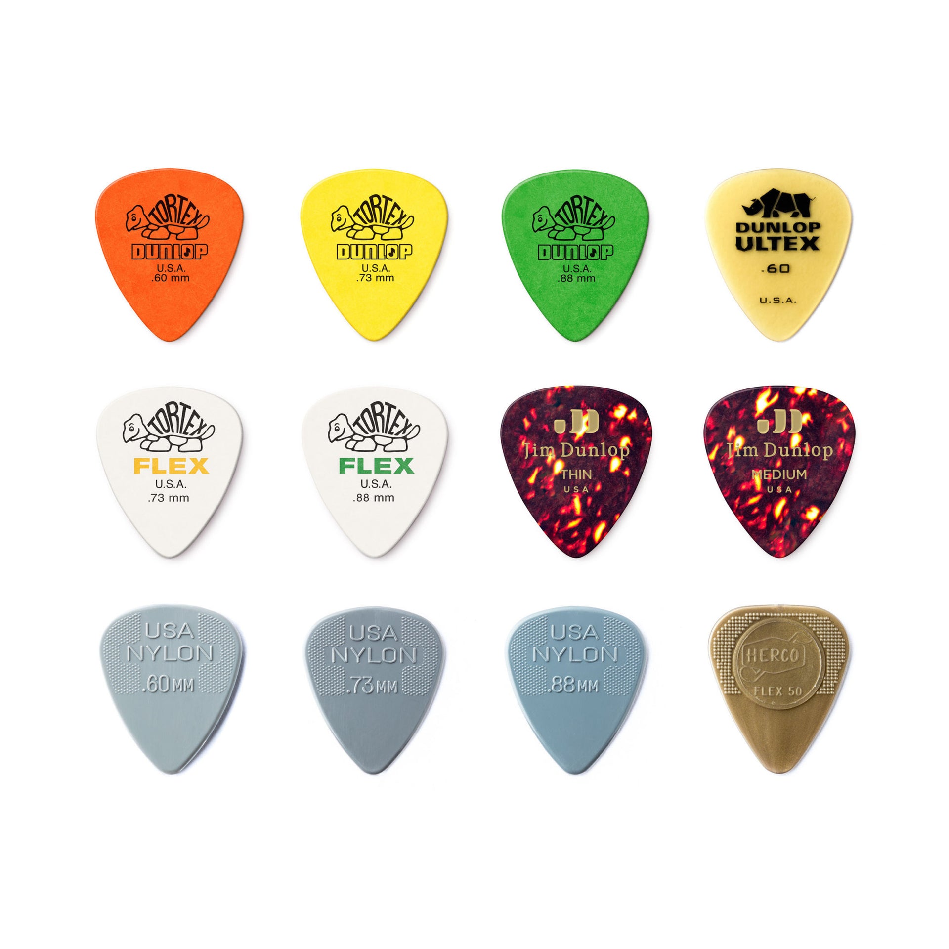 Dunlop - Acoustic Variety Pack-12/PLYPK - Musik Utan Gränser 