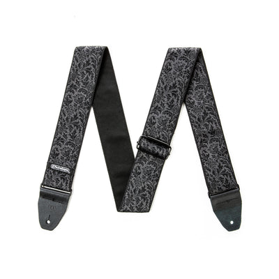 Dunlop D67-14 Jacquard Black Thistle Strap