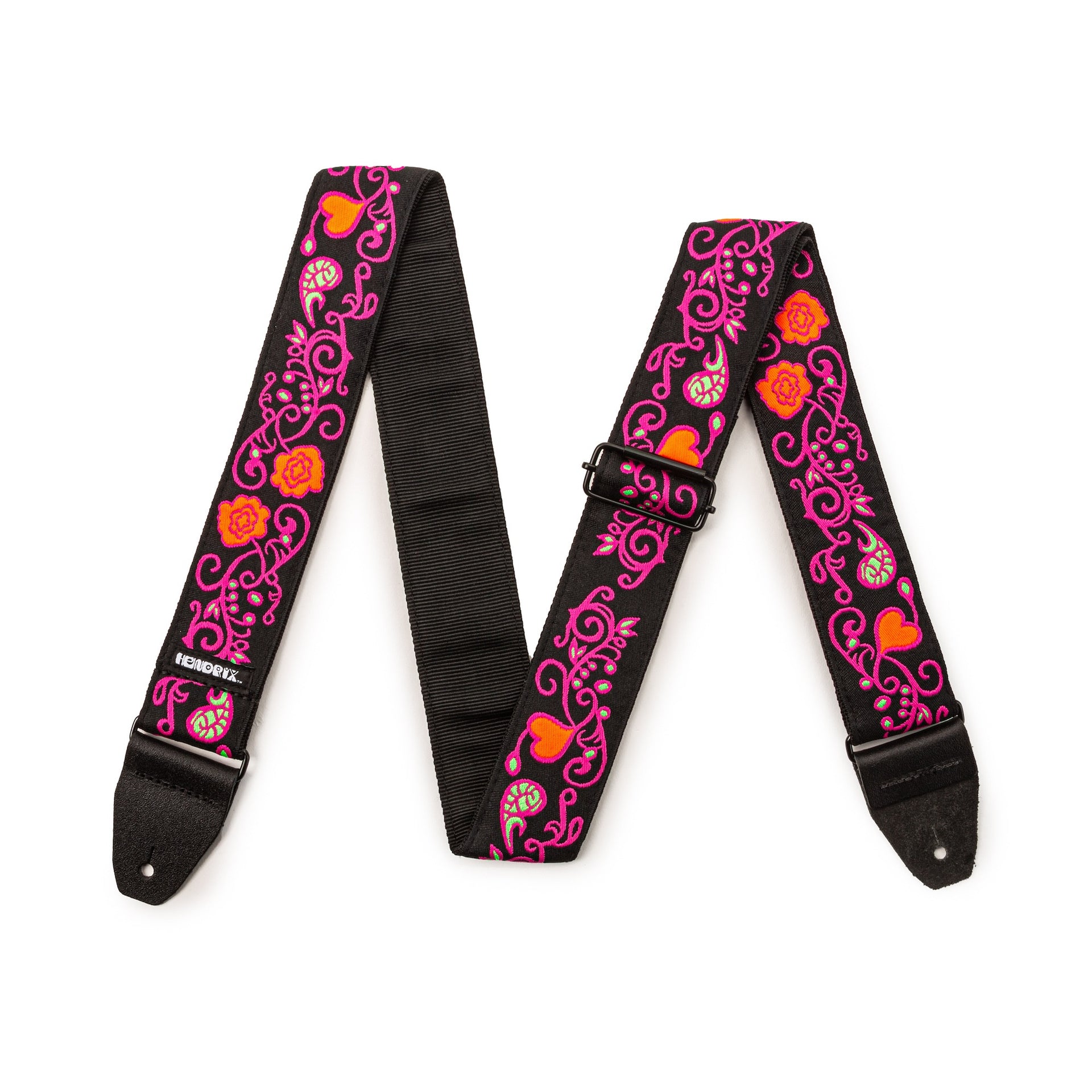 JH22 Jimi Hendrix Blacklight Monterey Pink Strap