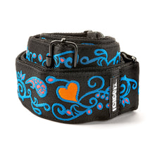 Load image into Gallery viewer, JH24 Jimi Hendrix Blacklight Monterey Blue Strap
