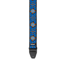 Load image into Gallery viewer, JH25 Jimi Hendrix Blacklight Fillmore Blue Strap
