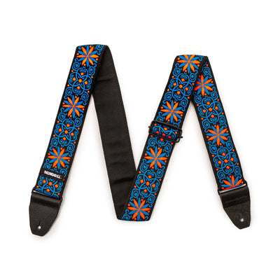 JH25 Jimi Hendrix Blacklight Fillmore Blue Strap