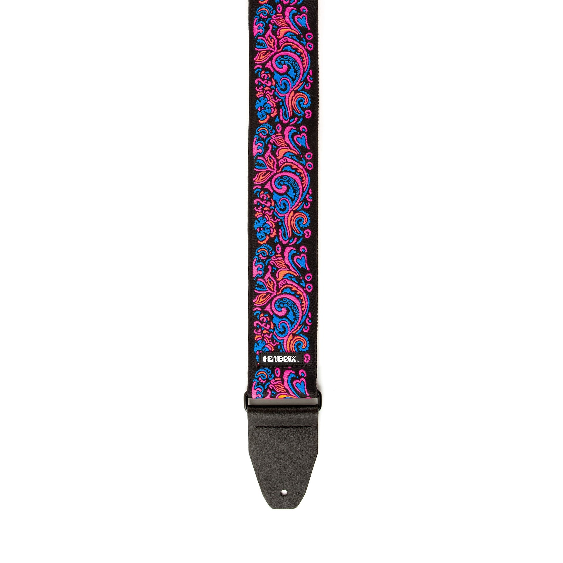 JH28 Jimi Hendrix Blacklight Love Drops Pink Strap