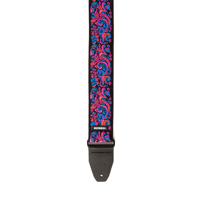 JH28 Jimi Hendrix Blacklight Love Drops Pink Strap