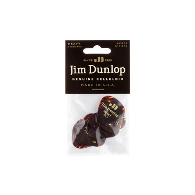 Dunlop - Shell 483P05HV Plektrum 12-pack - Musik Utan Gränser 