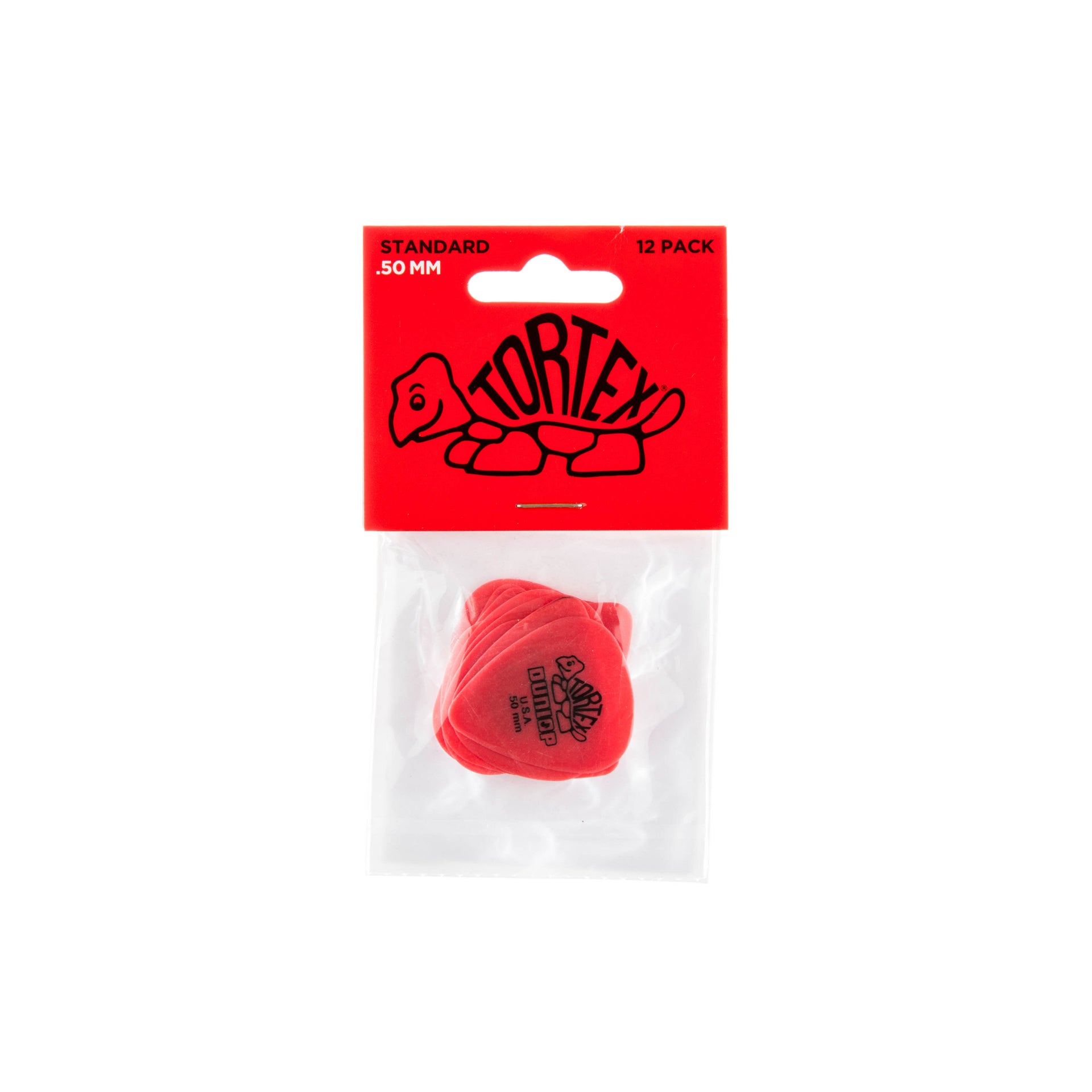 Dunlop - Tortex 418P.50 Plektrum 12-pack - Musik Utan Gränser 