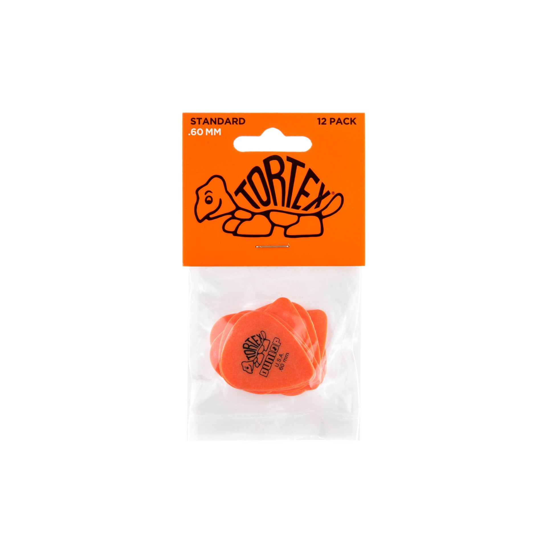 Dunlop - Tortex 418P .60 Plektrum 12-pack - Musik Utan Gränser 