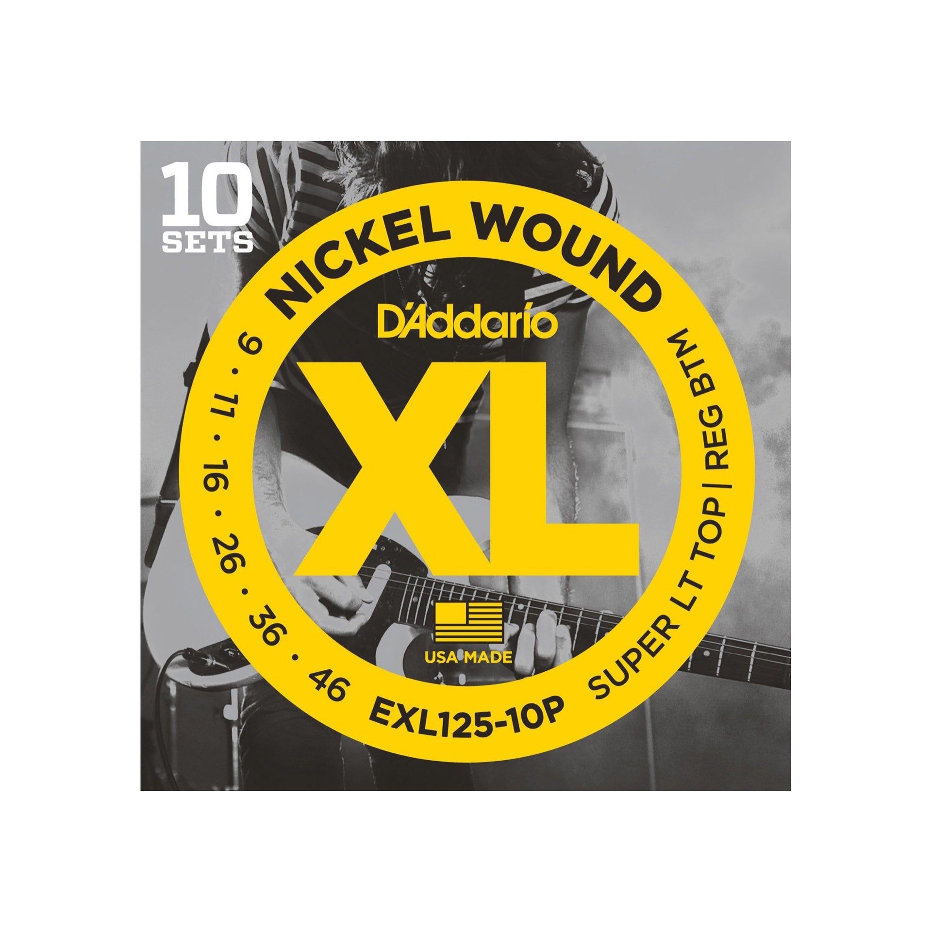 D'Addario - EXL125-10P 10-pack - Musik Utan Gränser 