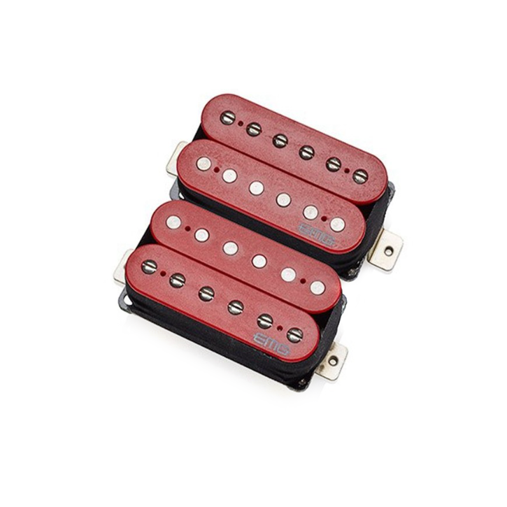 EMG - F-FAT55-SET-R Retro Active Fat 55 set Red F-spaced - Musik Utan Gränser 