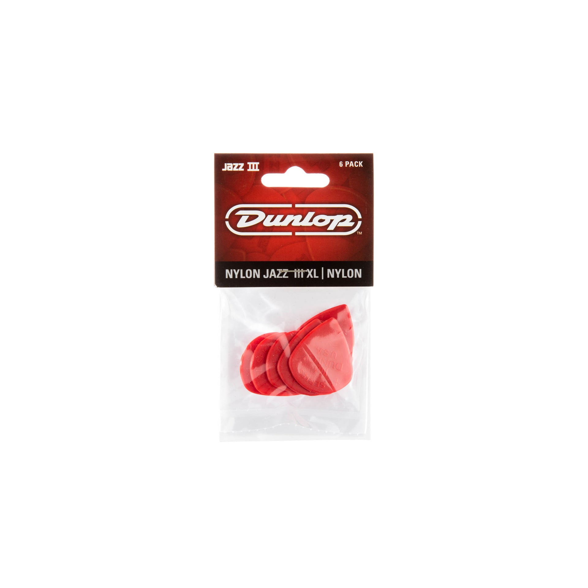 Dunlop - Dunlop 47PXLN Nylon Jazz III XL 6 Pack - Musik Utan Gränser 