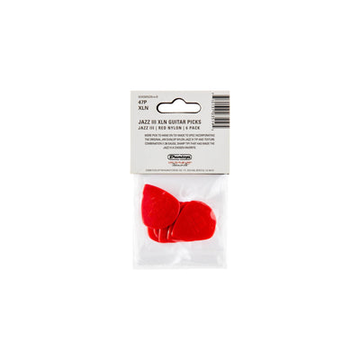 Dunlop - Dunlop 47PXLN Nylon Jazz III XL 6 Pack - Musik Utan Gränser 