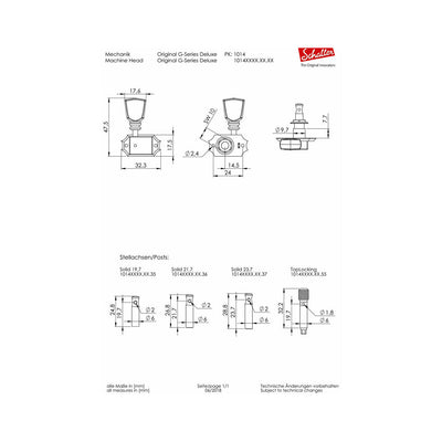 G-Series Deluxe KeyStone Nickel 3 left + 3 right
