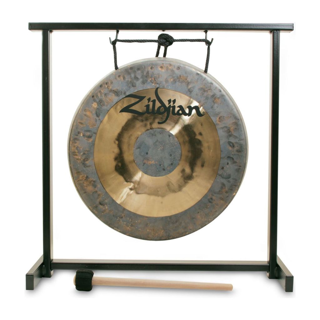 12" Traditional Gong & Table Top Stand Set - P0565