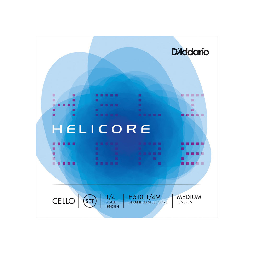 D'Addario - H510 1/4M Helicore cello set - Musik Utan Gränser 