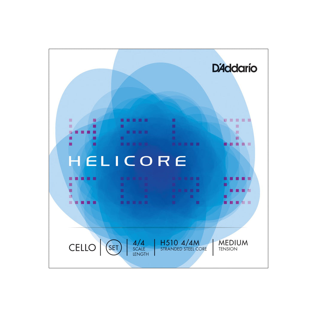 D'Addario - H510 4/4M Helicore cello set - Musik Utan Gränser 