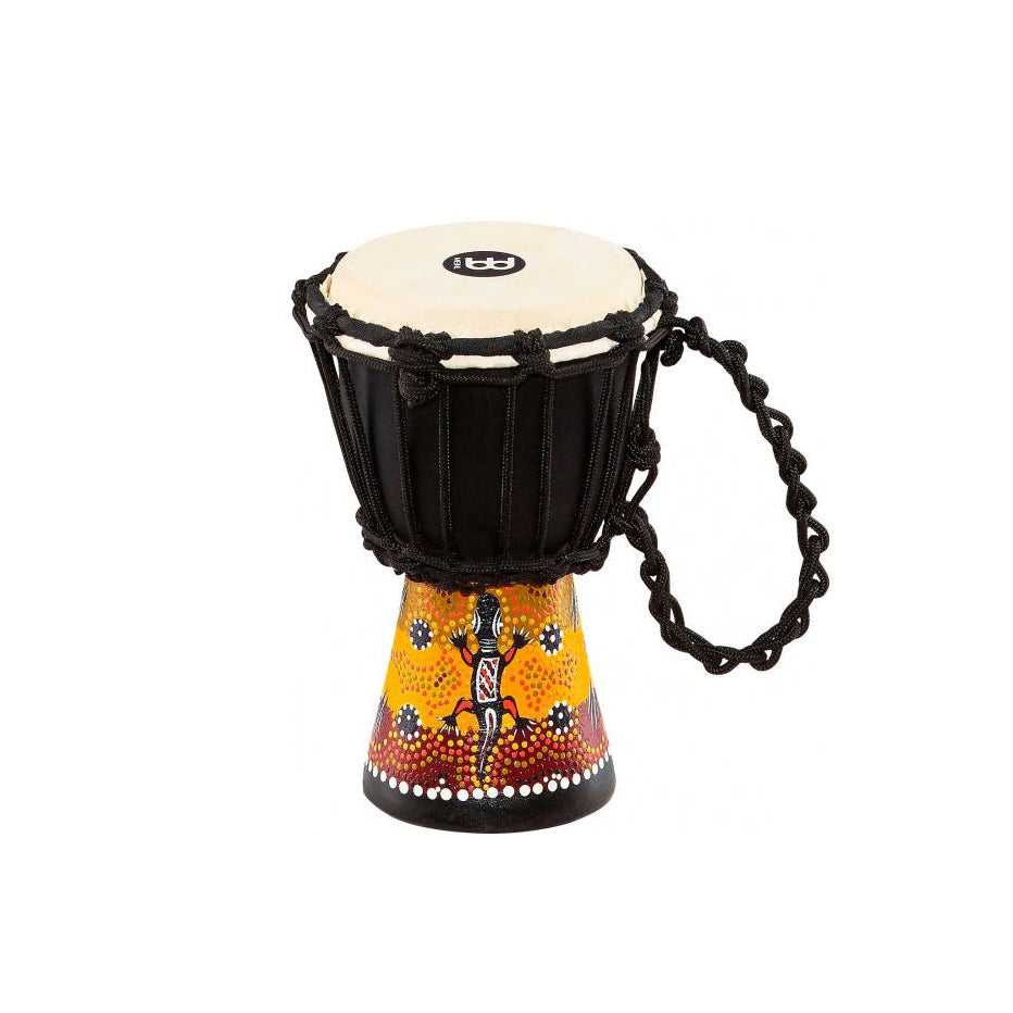 African Mini Rope Djembe HDJ7-XXS. 8'' African Mini Rope Gecko Serpent Series