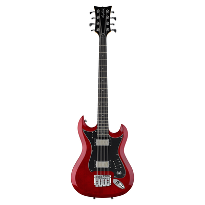 Hagström - H8II Bass Wild Cherry Transparent - Musik Utan Gränser 