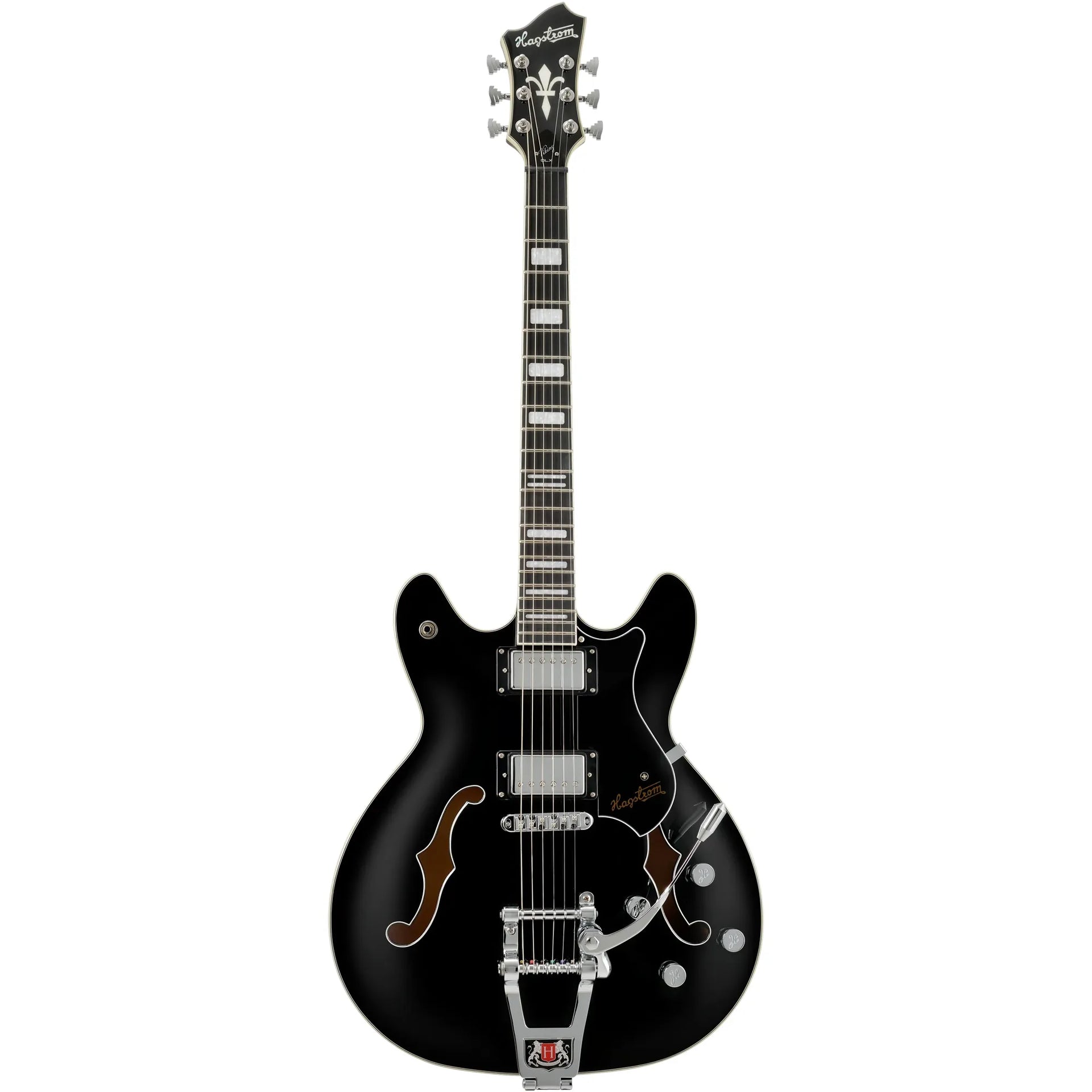 Hagström - Tremar Viking Deluxe Black Gloss - Musik Utan Gränser 