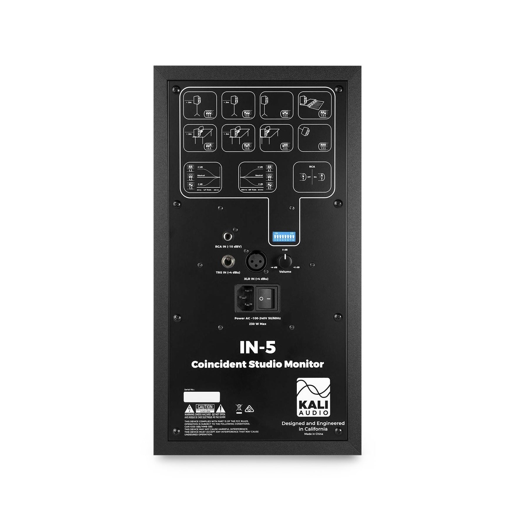 IN-5 Black 3-way studio monitor