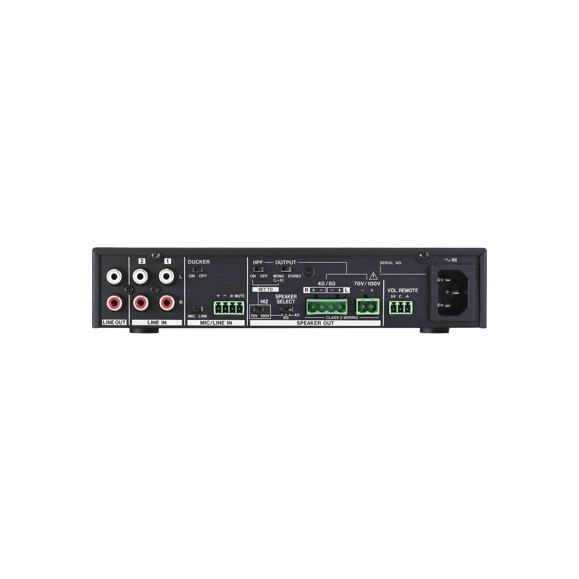 Tascam - MA-BT240 240-Watt Mixing Amplifier Mic Line BT - Musik Utan Gränser 