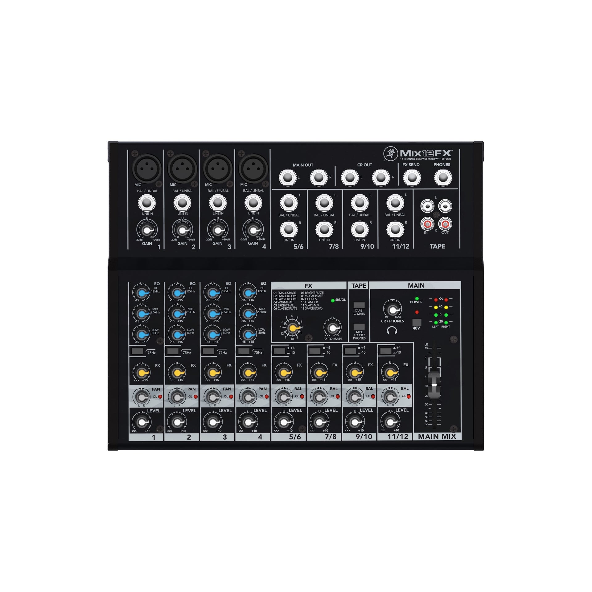 Mix12FX 12-channel Compact Mixer
