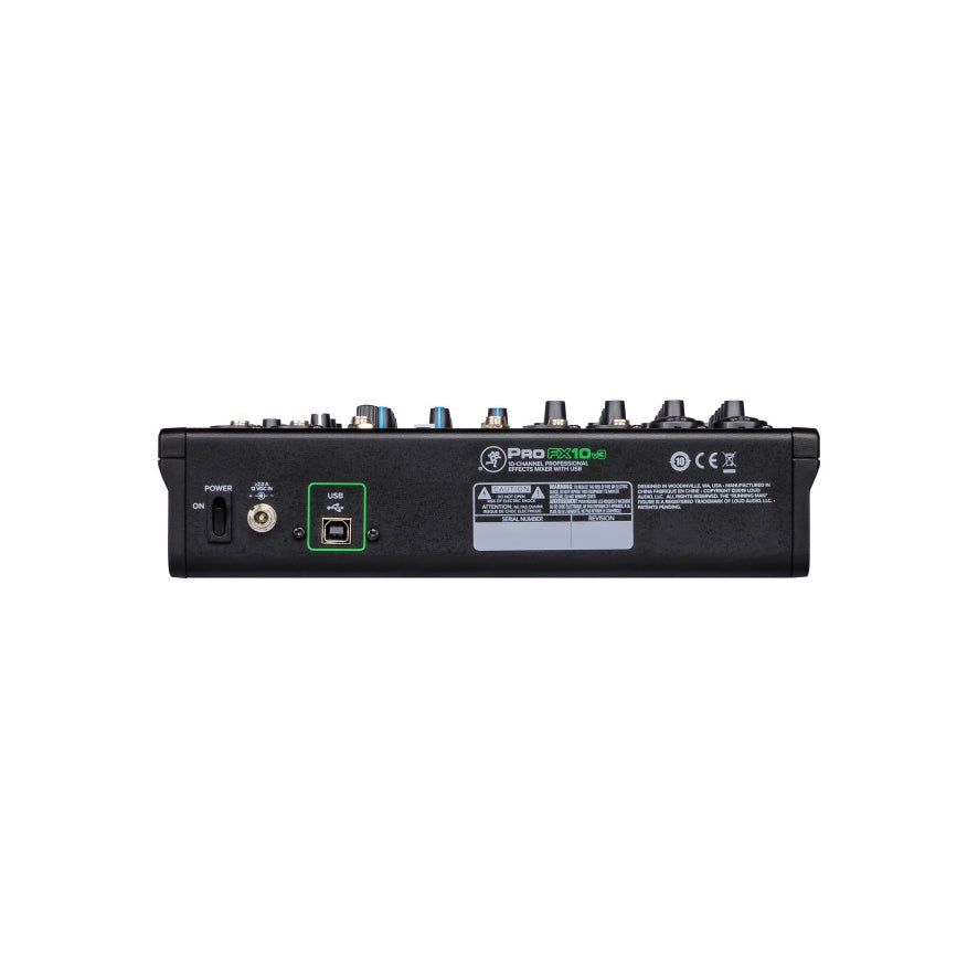 Mackie ProFX10v3 10-kanals analogmixer med USB – bild 6