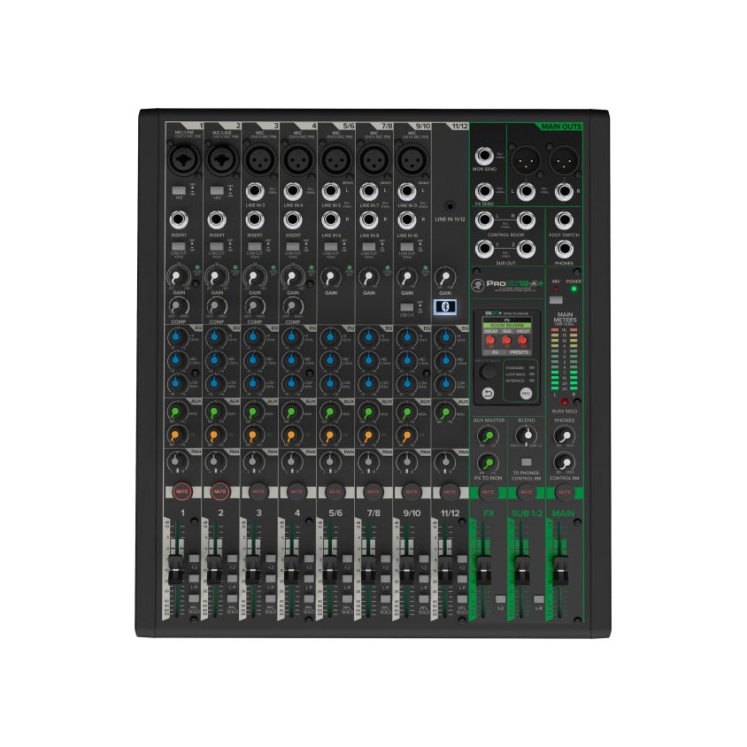 Mackie ProFX12v3+ 12-kanals analogmixer