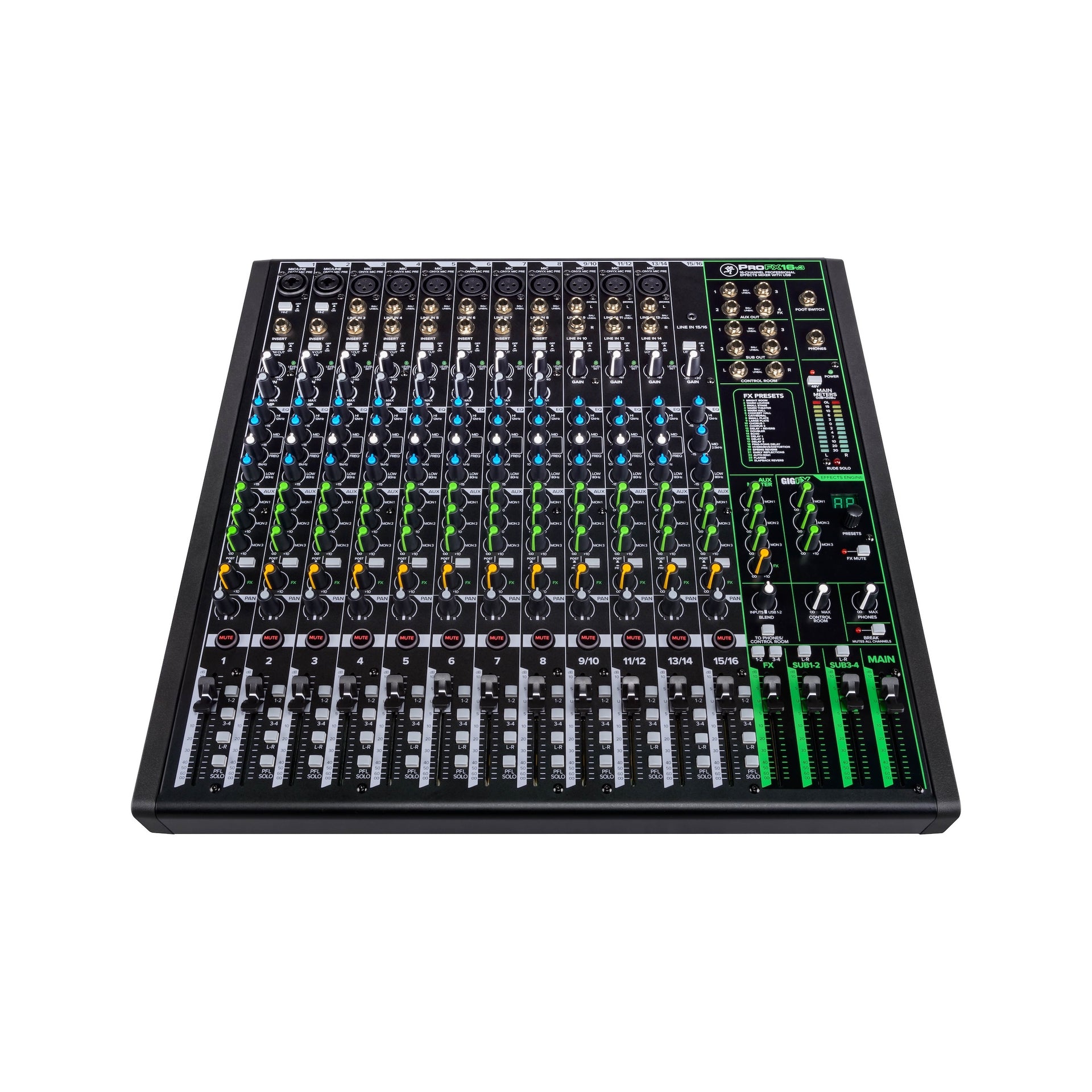 ProFX16v3 16-kanals mixer