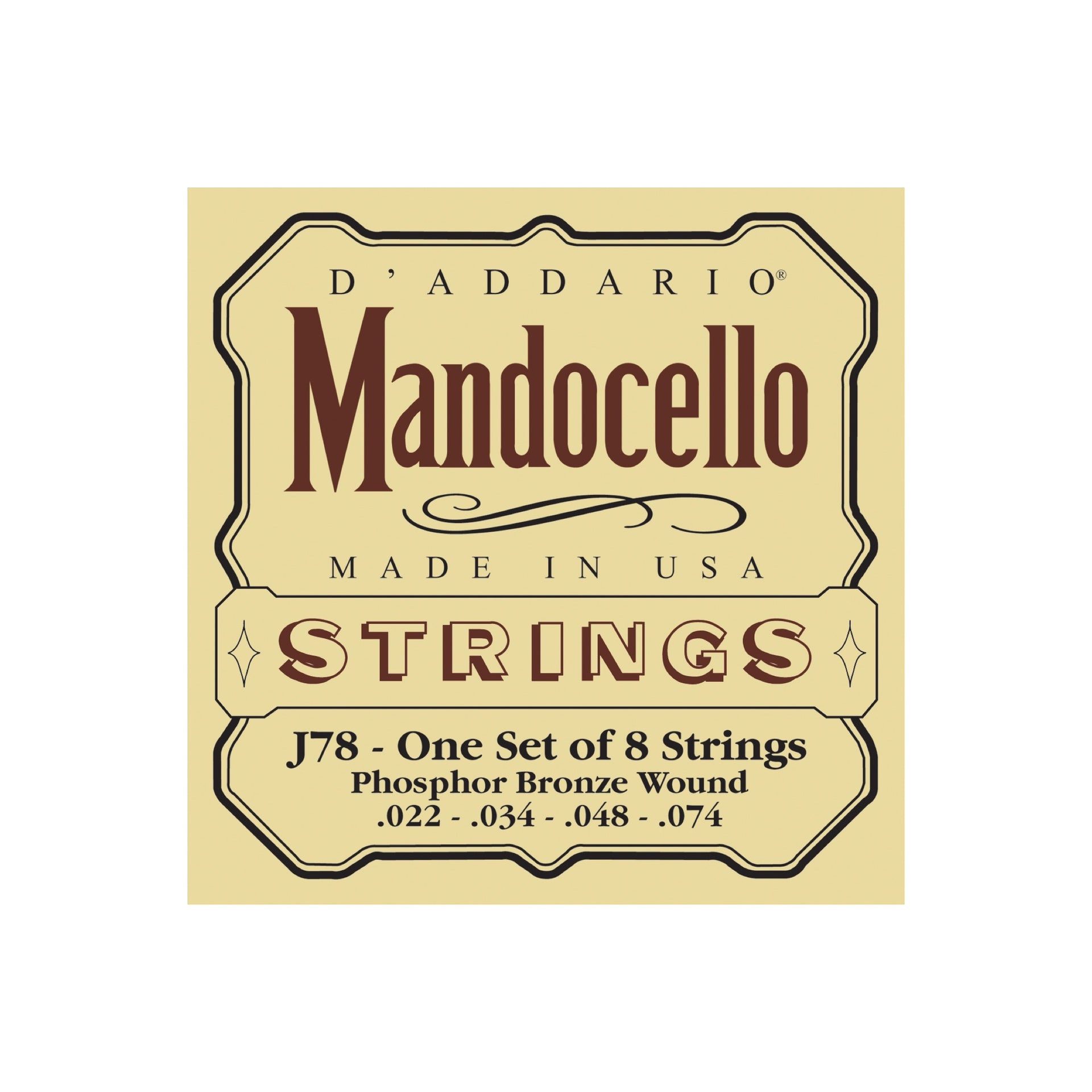 EJ78 Mandocello Phosphor Bronze 022-074