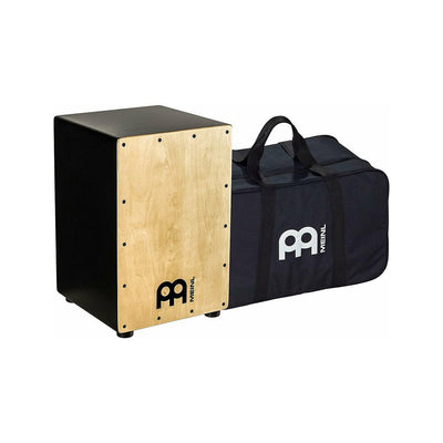 Meinl - MCAJ100BK-MA Black Cajon Maple med bag - Musik Utan Gränser 