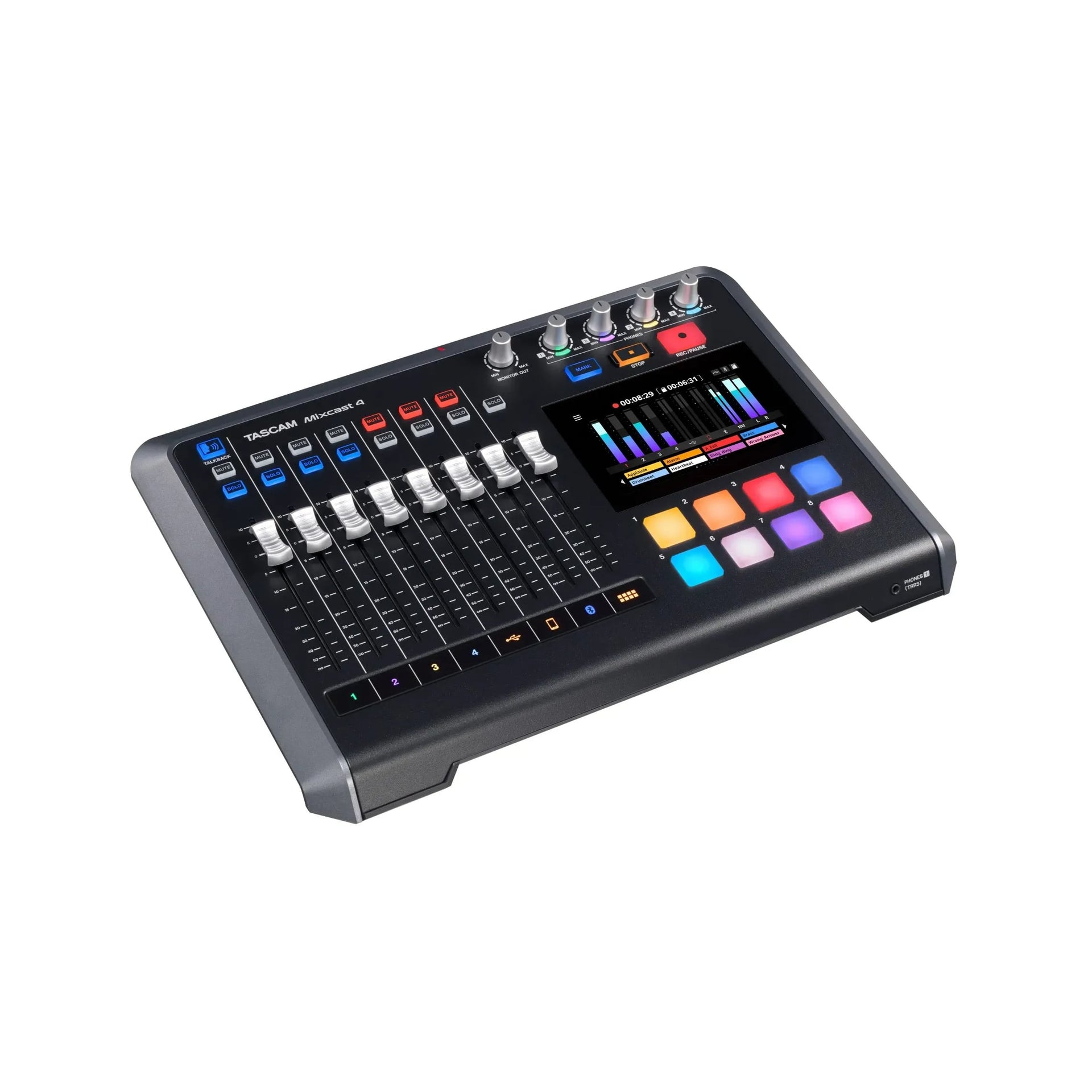 Mixcast 4 Podcast Mixer MTR USB Audio Interface
