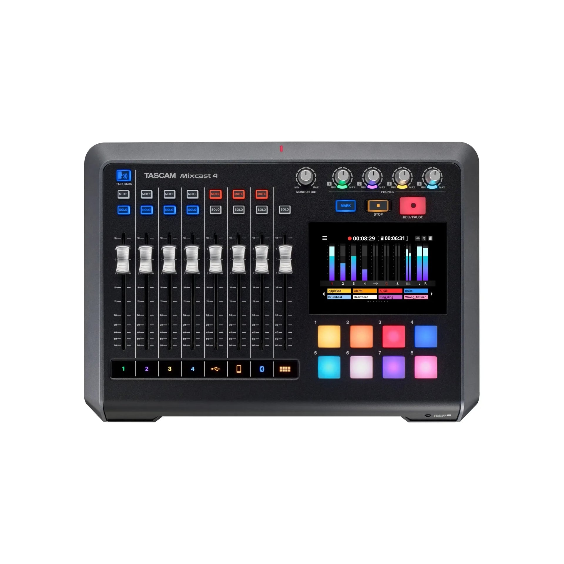 Mixcast 4 Podcast Mixer MTR USB Audio Interface