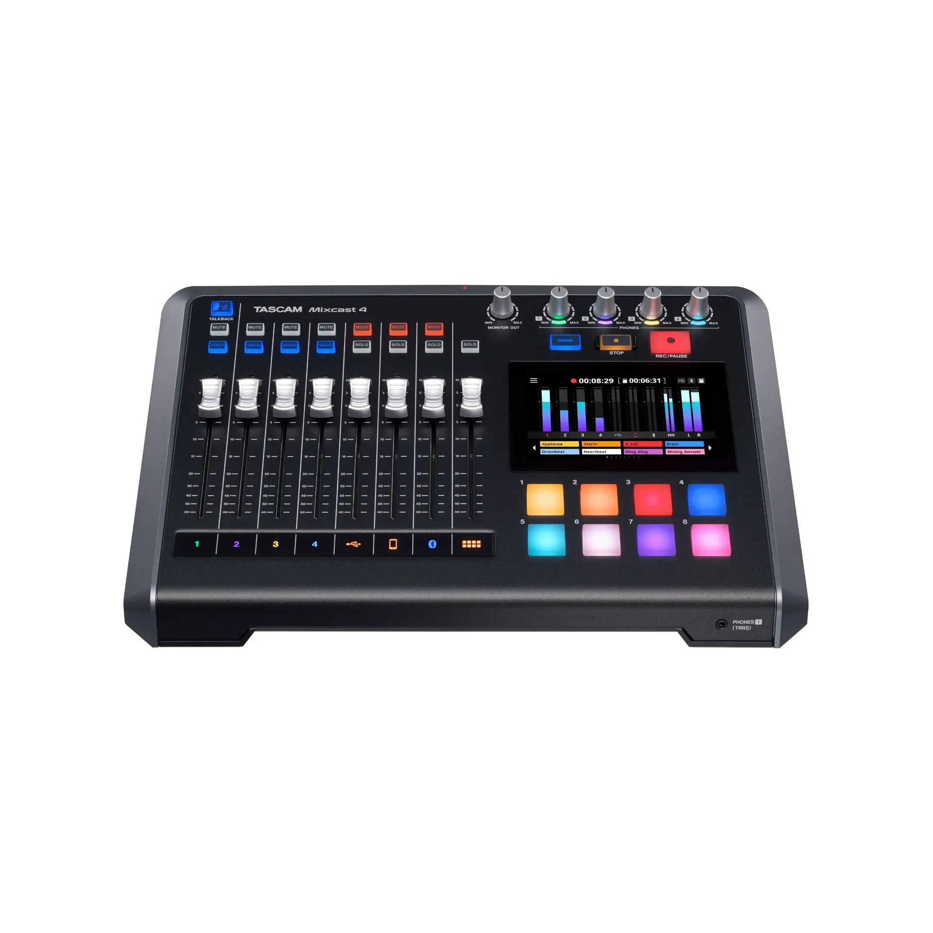 Mixcast 4 Podcast Mixer MTR USB Audio Interface