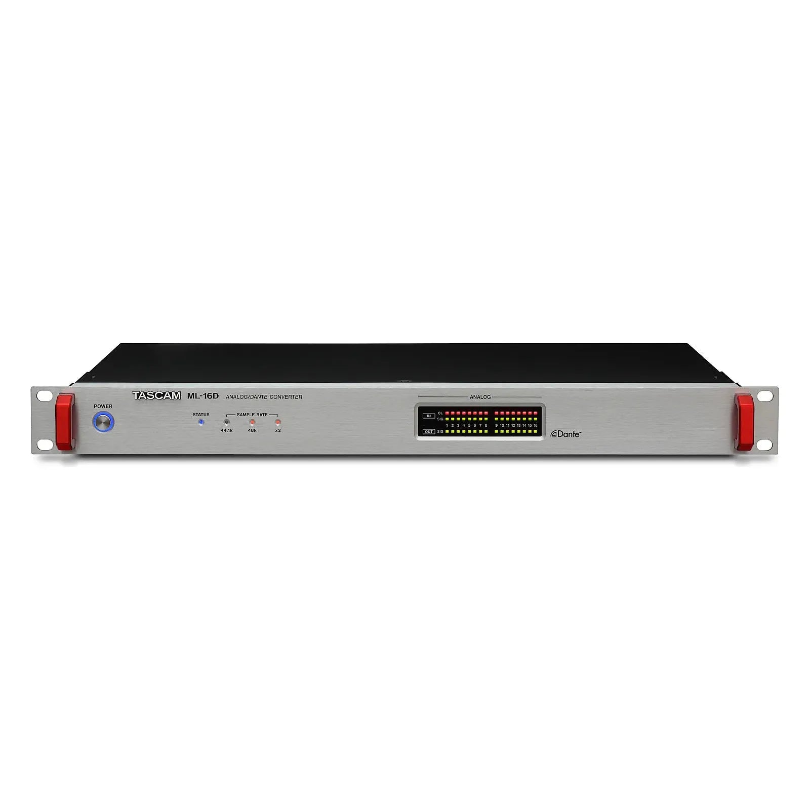 Musik Utan Gränser - ML-16D 16-Channel Analog Line in-out DANTE Converter - Musik Utan Gränser 