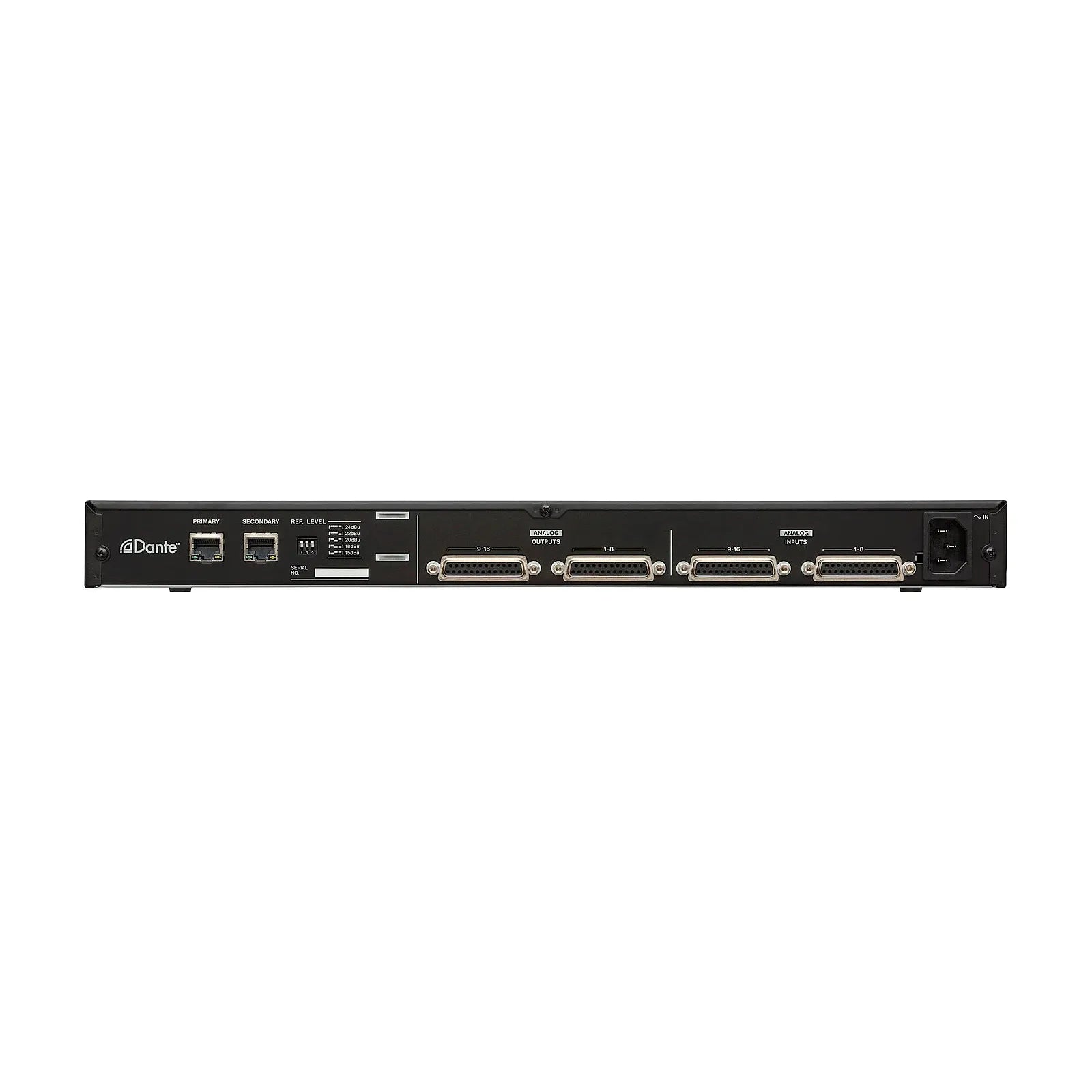 Musik Utan Gränser - ML-16D 16-Channel Analog Line in-out DANTE Converter - Musik Utan Gränser 