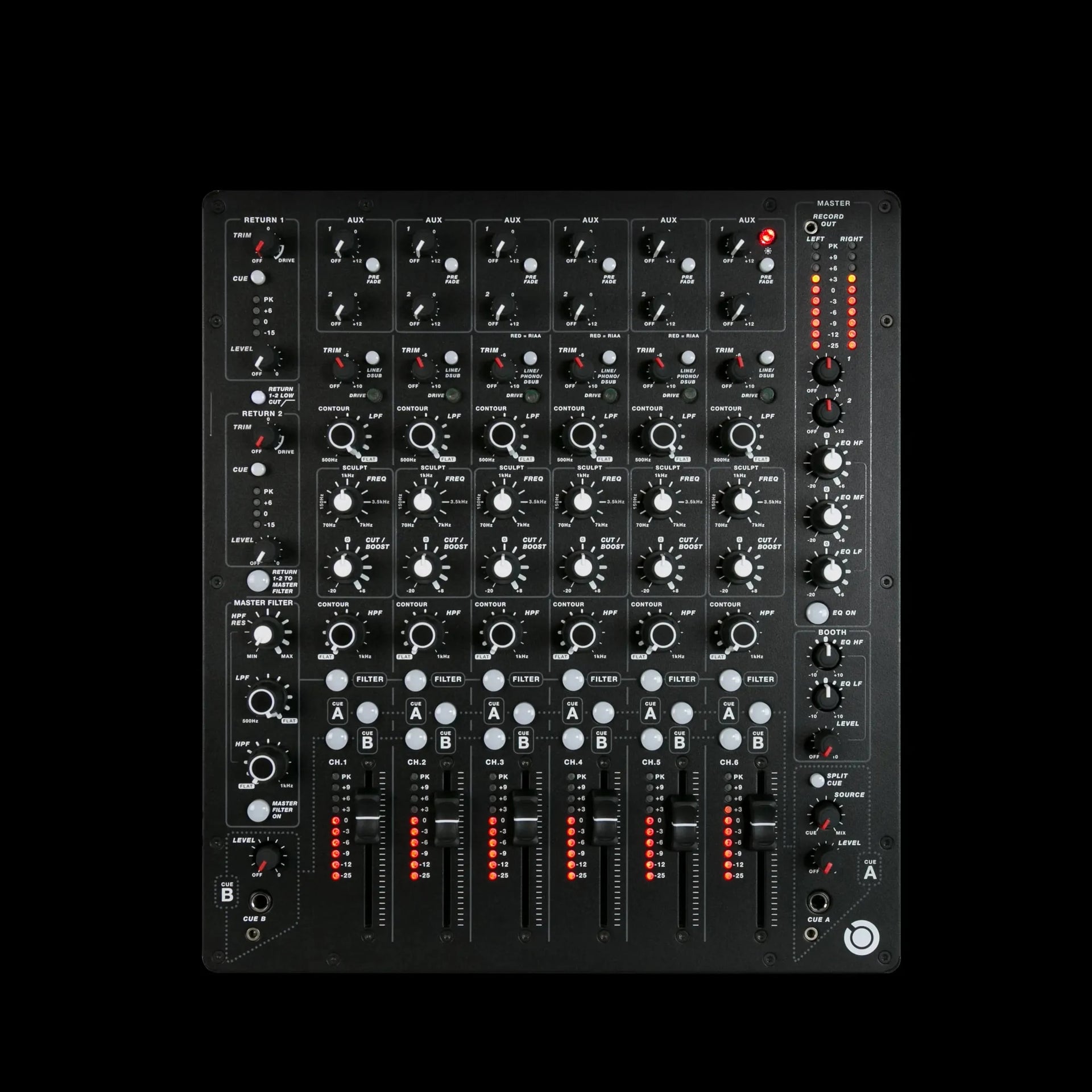 Model 1 6ch Analog DJ Mixer