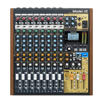 Tascam - Model 12 10-Ch Analogue Mixer with 12-Track Digital Recorder - Musik Utan Gränser 