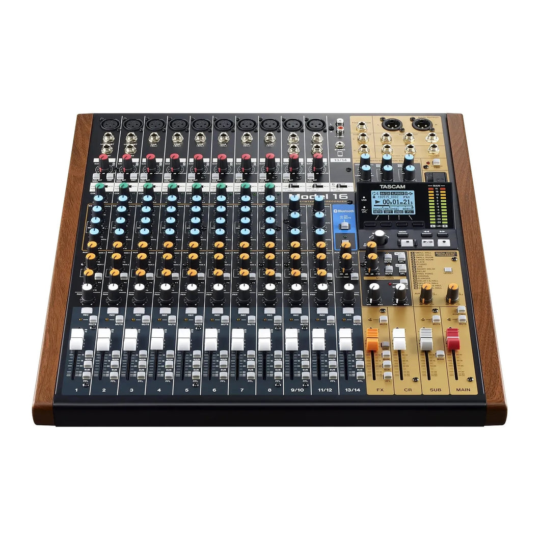 Model 16 14-Ch Analogue Mixer with 16-Track Digital Recorder